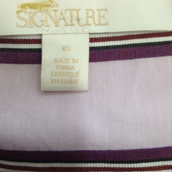 Nordstrom White Oversized Button Down Striped Shirt Size XS - Picture 5 of 6